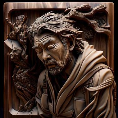 3D model Vagabond Takehiko Inoue (STL)